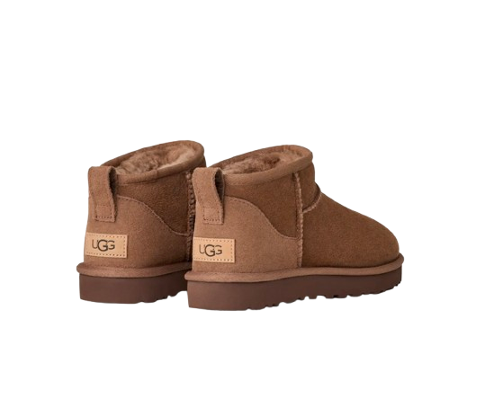 Femme Botte Classic Ultra Mini Marron
