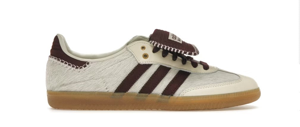 Wales Bonner Samba Pony Tonal blanc crème