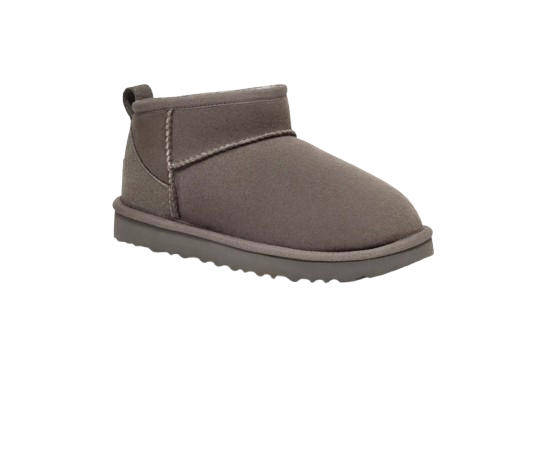 Femme Botte Classic Ultra Mini Gris